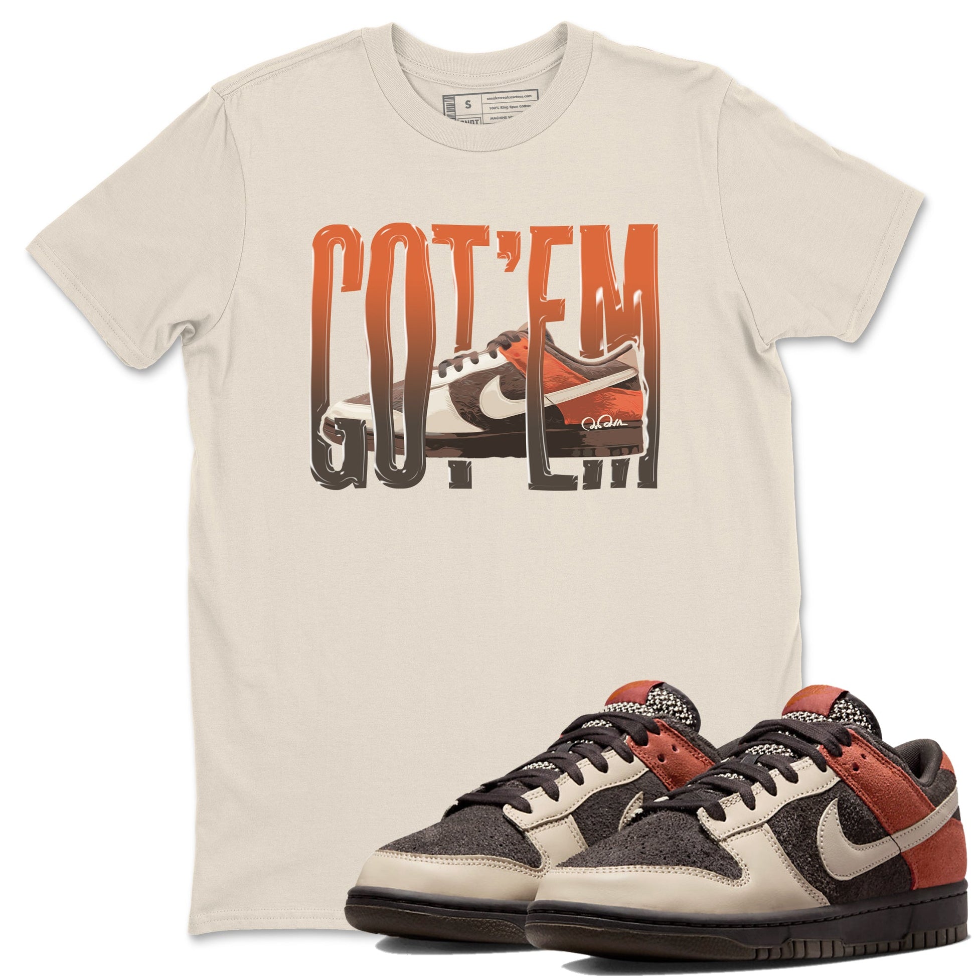 Dunk Red Panda shirt to match jordans Wiggling Gotem sneaker tees Nike Dunk Low Red Panda SNRT Sneaker Release Tees Unisex Natural 1 T-Shirt