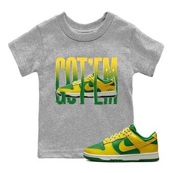 Dunk Reverse Brazil Sneaker Match Tees Wiggling Gotem Sneaker Tees Dunk Reverse Brazil Sneaker Release Tees Kids Shirts