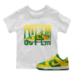 Dunk Reverse Brazil Sneaker Match Tees Wiggling Gotem Sneaker Tees Dunk Reverse Brazil Sneaker Release Tees Kids Shirts