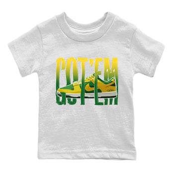 Dunk Reverse Brazil Sneaker Match Tees Wiggling Gotem Sneaker Tees Dunk Reverse Brazil Sneaker Release Tees Kids Shirts