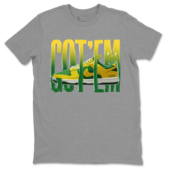 Dunk Reverse Brazil Sneaker Match Tees Wiggling Gotem Sneaker Tees Dunk Reverse Brazil Sneaker Release Tees Unisex Shirts