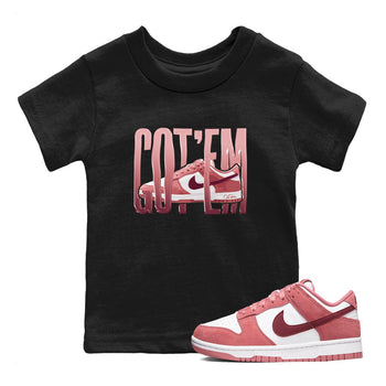 Dunk Valentines Day 2024 shirt to match jordans Wiggling Gotem sneaker tees Dunk Happy Valentines Day 2024 SNRT Sneaker Release Tees Baby Toddler Black 1 T-Shirt