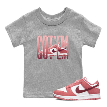 Dunk Valentines Day 2024 shirt to match jordans Wiggling Gotem sneaker tees Dunk Happy Valentines Day 2024 SNRT Sneaker Release Tees Baby Toddler Heather Grey 1 T-Shirt
