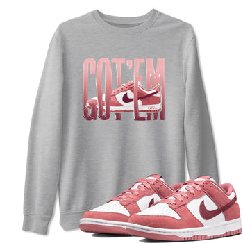 Dunk Valentines Day 2024 shirt to match jordans Wiggling Gotem sneaker tees Dunk Happy Valentines Day 2024 SNRT Sneaker Release Tees Unisex Heather Grey 1 T-Shirt