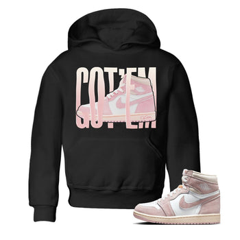 Air Jordan 1 Washed Pink Wiggling Gotem Baby and Kids Sneaker Tees Air Jordan 1 Washed Pink Kids Sneaker Tees Washing and Care Tip