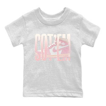 AJ1 Retro High OG Washed Pink Sneaker Match Tees Wiggling Gotem Sneaker Tees AJ1 Retro High OG Washed Pink Sneaker Release Tees Kids Shirts White 2