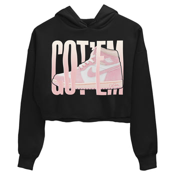 AJ1 Retro High OG Washed Pink Sneaker Match Tees Wiggling Gotem Sneaker Tees AJ1 Retro High OG Washed Pink Sneaker Release Tees Women's Shirts Black 2