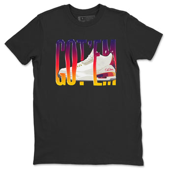 Air Jordan 3 J Balvin shirt to match jordans Wiggling Gottem sneaker tees AJ3 Balvin  SNRT Sneaker Release Tees LGBTQ Gay Pride T-Shirt Unisex Black 2 T-Shirt