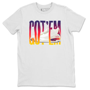 Air Jordan 3 J Balvin shirt to match jordans Wiggling Gottem sneaker tees AJ3 Balvin  SNRT Sneaker Release Tees LGBTQ Gay Pride T-Shirt Unisex White 2 T-Shirt