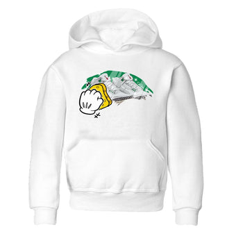 Air Jordan 3 Lucky Green Sneaker Match Tees Wiping Sneaker Tees AJ3 Lucky Green Sneaker Release Tees Kids Shirts White 2