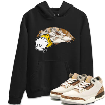 Air Jordan 3 Palomino Sneaker Match Tees Wiping Sneaker Tees AJ3 Palomino Sneaker Release Tees Unisex Shirts Black 1