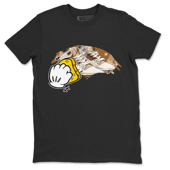 Air Jordan 3 Palomino Sneaker Match Tees Wiping Sneaker Tees AJ3 Palomino Sneaker Release Tees Unisex Shirts Black 2