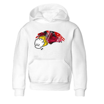 Air Jordan 6 Toro Bravo Sneaker Match Tees Wiping Sneaker Tees AJ6 Toro Bravo Sneaker Release Tees Kids Shirts White 2