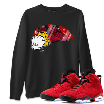 Air Jordan 6 Toro Bravo Sneaker Match Tees Wiping Sneaker Tees AJ6 Toro Bravo Sneaker Release Tees Unisex Shirts Black 1