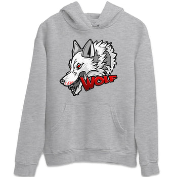 Air Jordan 13 Wolf Grey Sneaker Match Tees Wolf Head Sneaker Tees AJ13 Wolf Grey Sneaker Release Tees Unisex Shirts Heather Grey 2