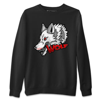 Air Jordan 13 Wolf Grey Sneaker Match Tees Wolf Head Sneaker Tees AJ13 Wolf Grey Sneaker Release Tees Unisex Shirts Black 2