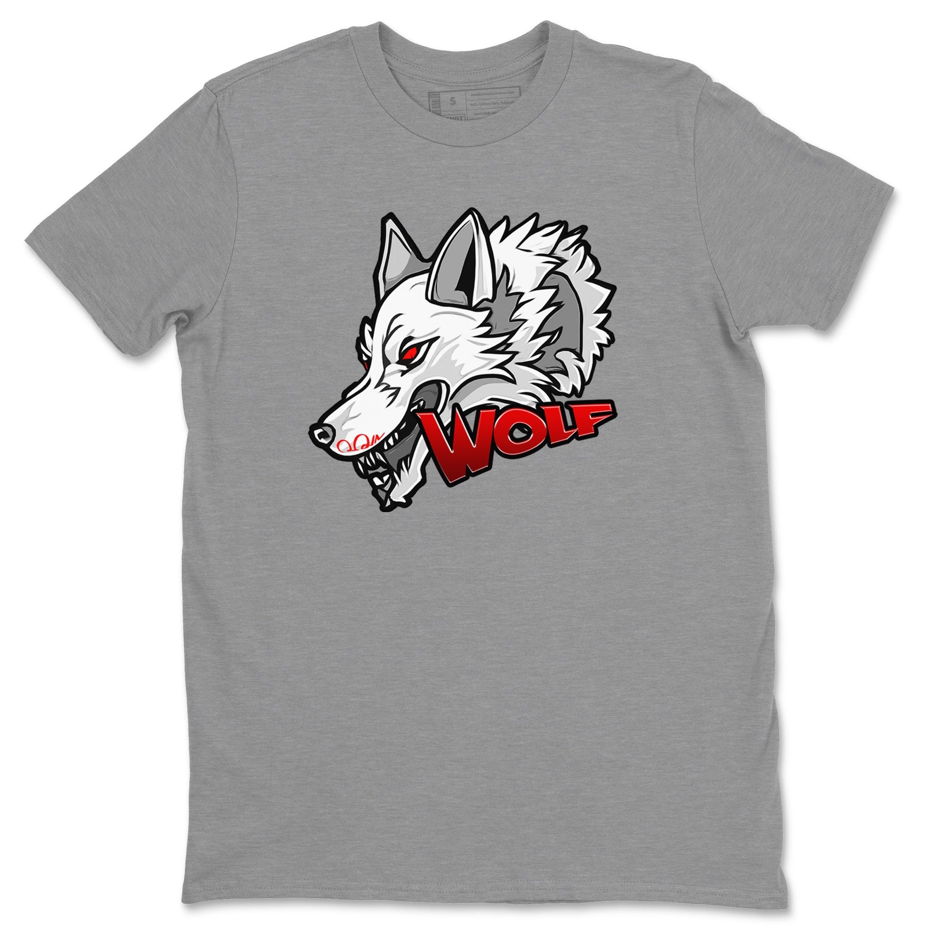 Air Jordan 13 Wolf Grey Sneaker Match Tees Wolf Head Sneaker Tees AJ13 Wolf Grey Sneaker Release Tees Unisex Shirts Heather Grey 2