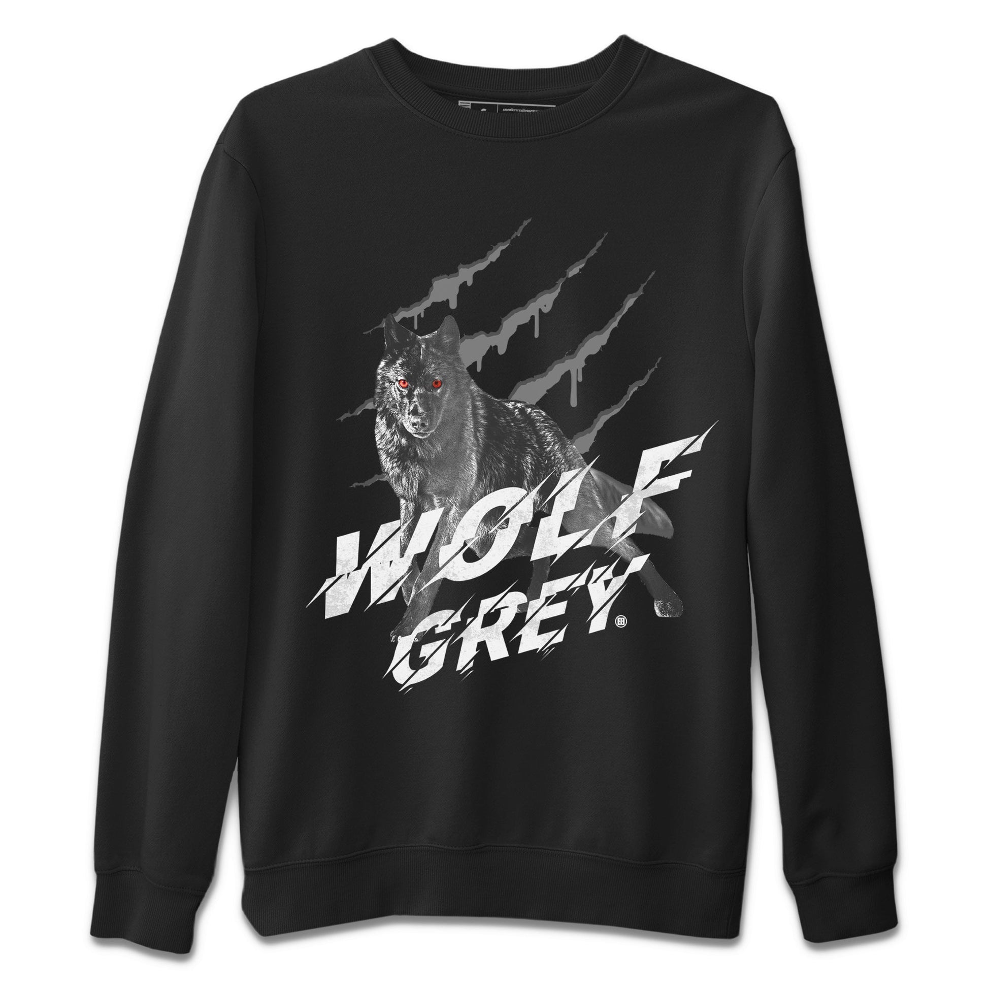 Air Jordan 13 Wolf Grey Sneaker Match Tees Wolf Scratch Sneaker Tees Air Jordan 13 Retro Wolf Grey T-Shirt Unisex Shirts Black 2