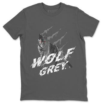 Air Jordan 13 Wolf Grey Sneaker Match Tees Wolf Scratch Sneaker Tees Air Jordan 13 Retro Wolf Grey T-Shirt Unisex Shirts Cool Grey 2