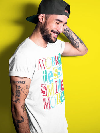 Dunk Free 99 White Sneaker Match Tees Worry Less Smile More Sneaker Tees Dunk Free 99 White Sneaker Release Tees Unisex Shirts