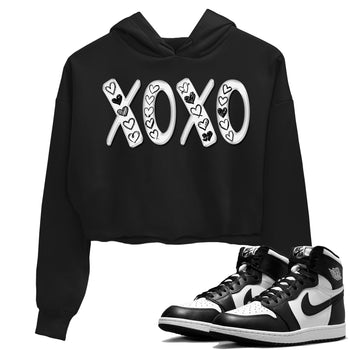 Air Jordan 1 Black White Sneaker Match Tees XOXO Sneaker Tees Air Jordan 1 Black White Sneaker Release Tees Women's Shirts