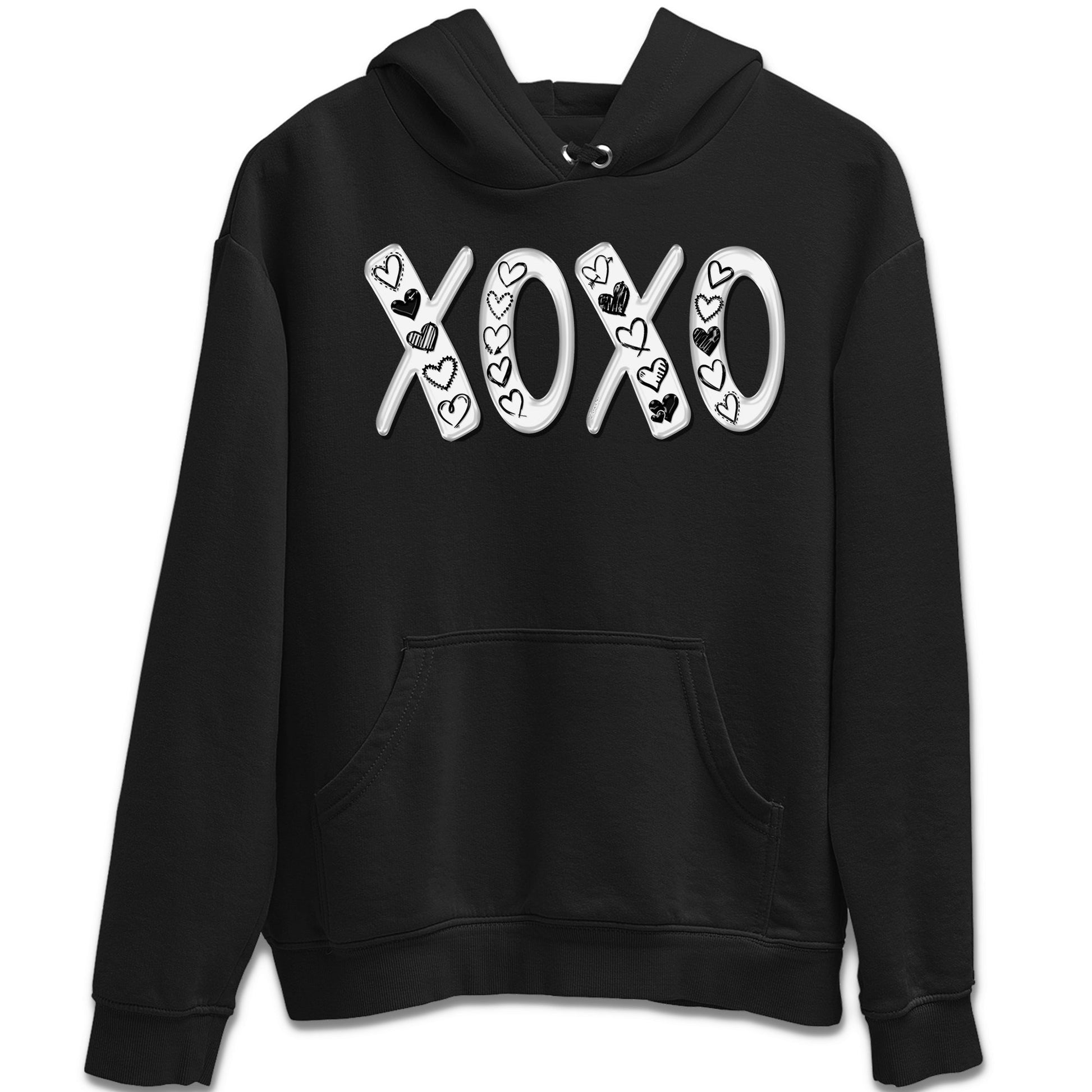 Air Jordan 1 Black White Sneaker Match Tees XOXO Sneaker Tees Air Jordan 1 Black White Sneaker Release Tees Unisex Shirts