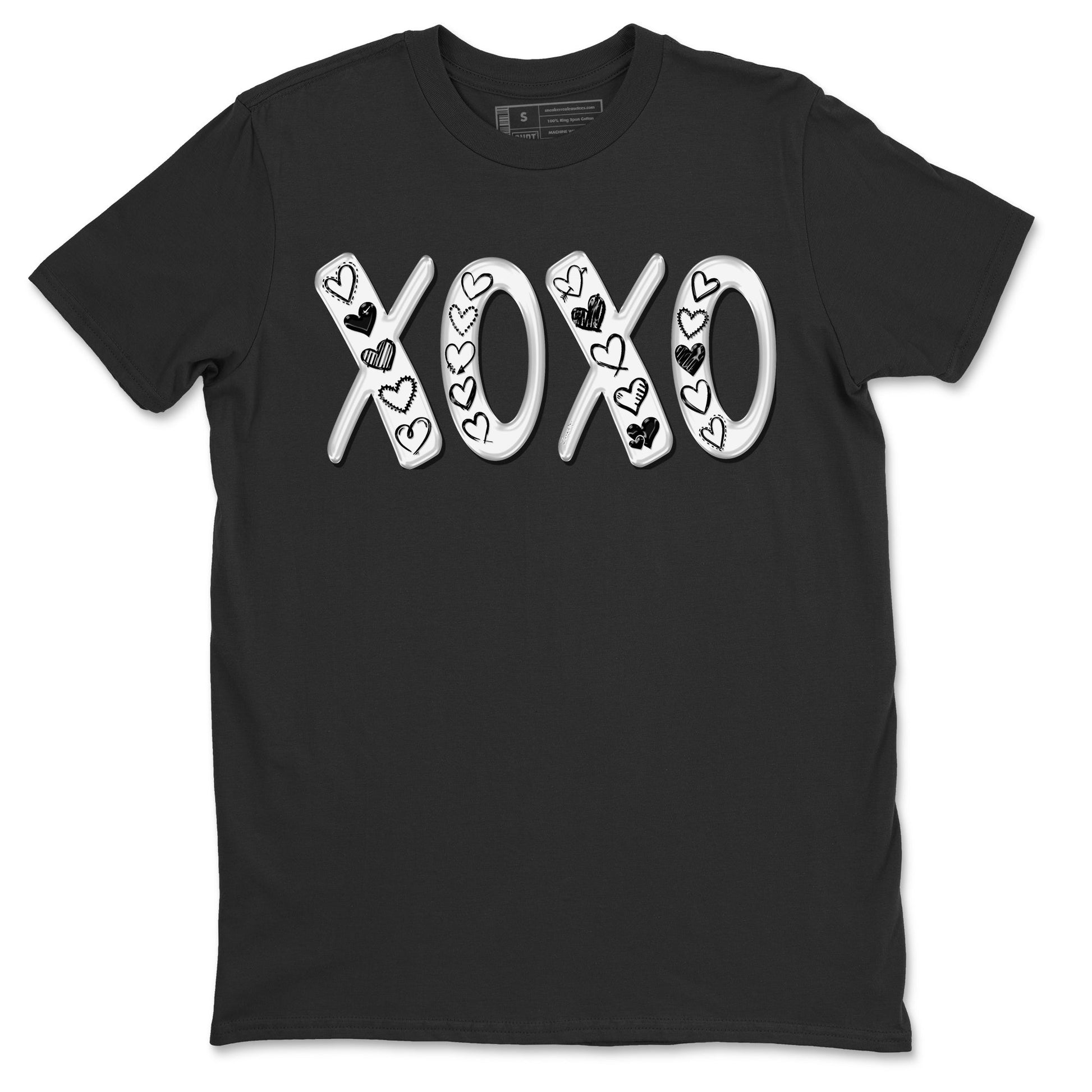 Air Jordan 1 Black White Sneaker Match Tees XOXO Sneaker Tees Air Jordan 1 Black White Sneaker Release Tees Unisex Shirts