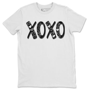 Air Jordan 1 Black White Sneaker Match Tees XOXO Sneaker Tees Air Jordan 1 Black White Sneaker Release Tees Unisex Shirts