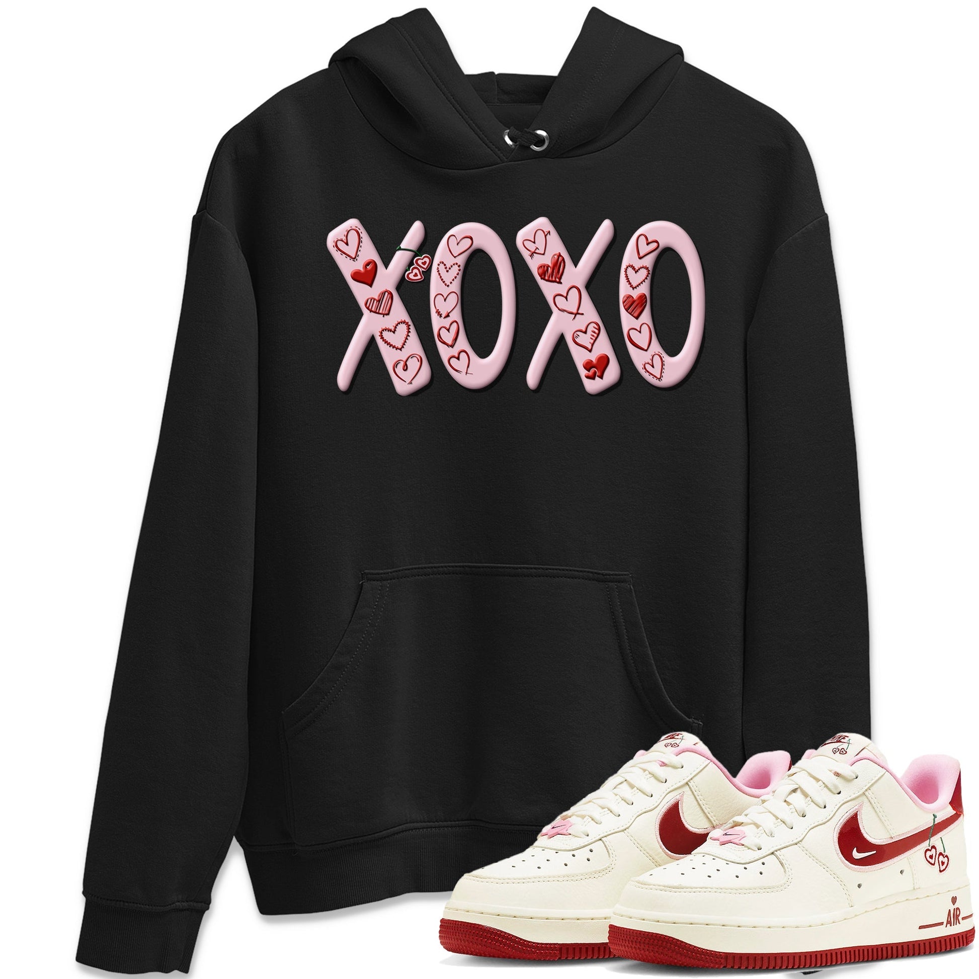 Air Force 1 Valentines Day Sneaker Match Tees XOXO Sneaker Tees Air Force 1 Valentines Day Sneaker Release Tees Unisex Shirts