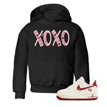 Air Force 1 Valentines Day Sneaker Match Tees XOXO Sneaker Tees Air Force 1 Valentines Day Sneaker Release Tees Kids Shirts