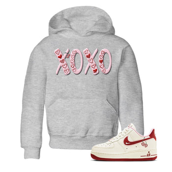 Air Force 1 Valentines Day Sneaker Match Tees XOXO Sneaker Tees Air Force 1 Valentines Day Sneaker Release Tees Kids Shirts