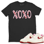 Air Force 1 Valentines Day Sneaker Match Tees XOXO Sneaker Tees Air Force 1 Valentines Day Sneaker Release Tees Unisex Shirts