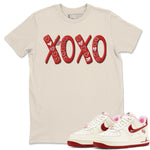 Air Force 1 Valentines Day Sneaker Match Tees XOXO Sneaker Tees Air Force 1 Valentines Day Sneaker Release Tees Unisex Shirts