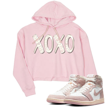 Air Jordan 1 washed pink Sneaker Match Tees XOXO Sneaker Tees AJ1 Washed Pink Sneaker Release Tees Women's Shirts Pink 1