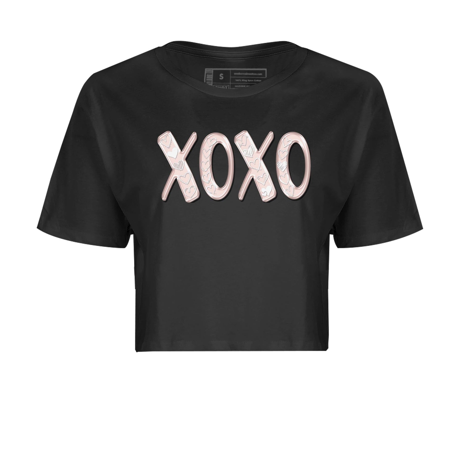 Air Jordan 1 washed pink Sneaker Match Tees XOXO Sneaker Tees AJ1 Washed Pink Sneaker Release Tees Women's Shirts Black 2