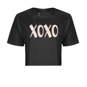Air Jordan 1 washed pink Sneaker Match Tees XOXO Sneaker Tees AJ1 Washed Pink Sneaker Release Tees Women's Shirts Black 2