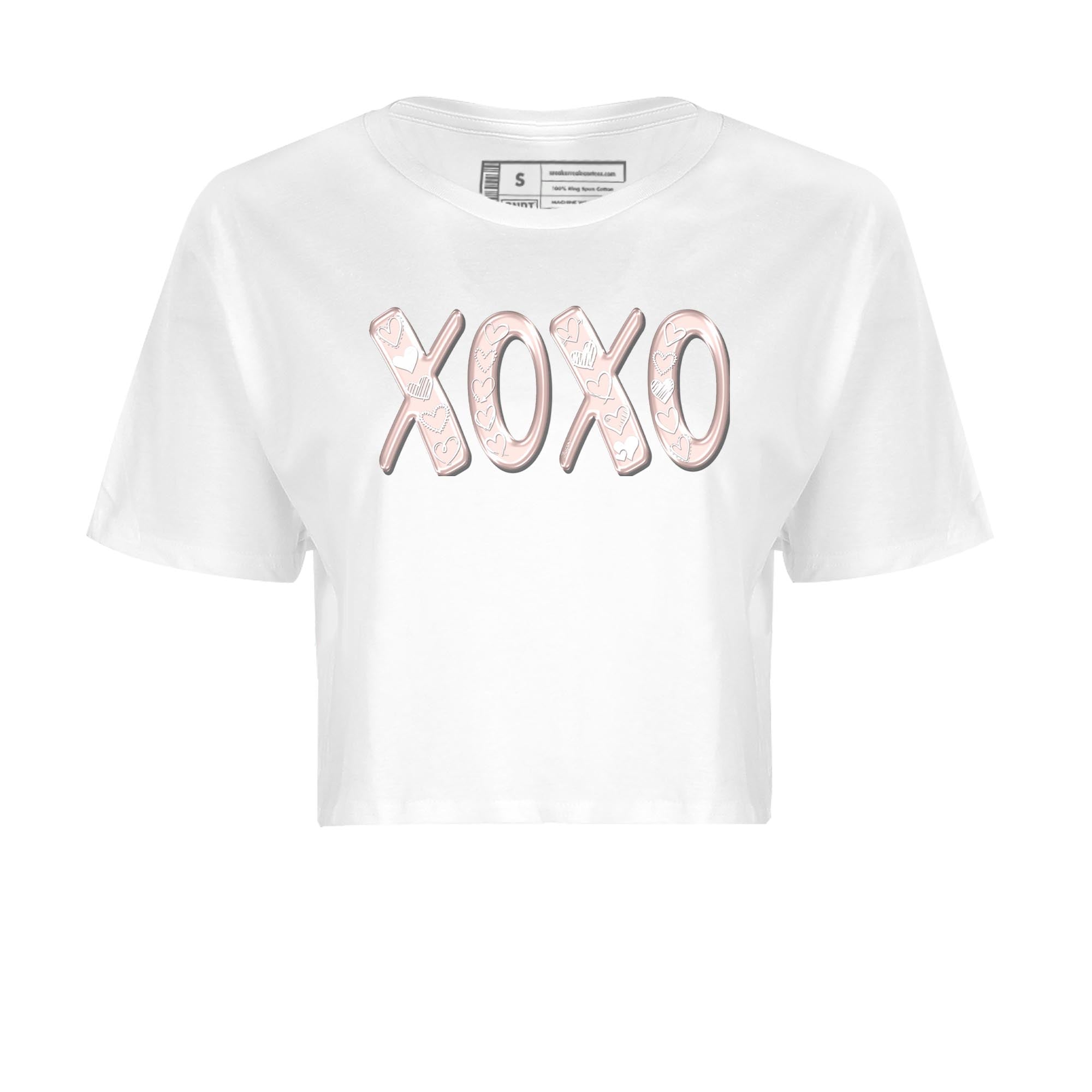 Air Jordan 1 washed pink Sneaker Match Tees XOXO Sneaker Tees AJ1 Washed Pink Sneaker Release Tees Women's Shirts White 2