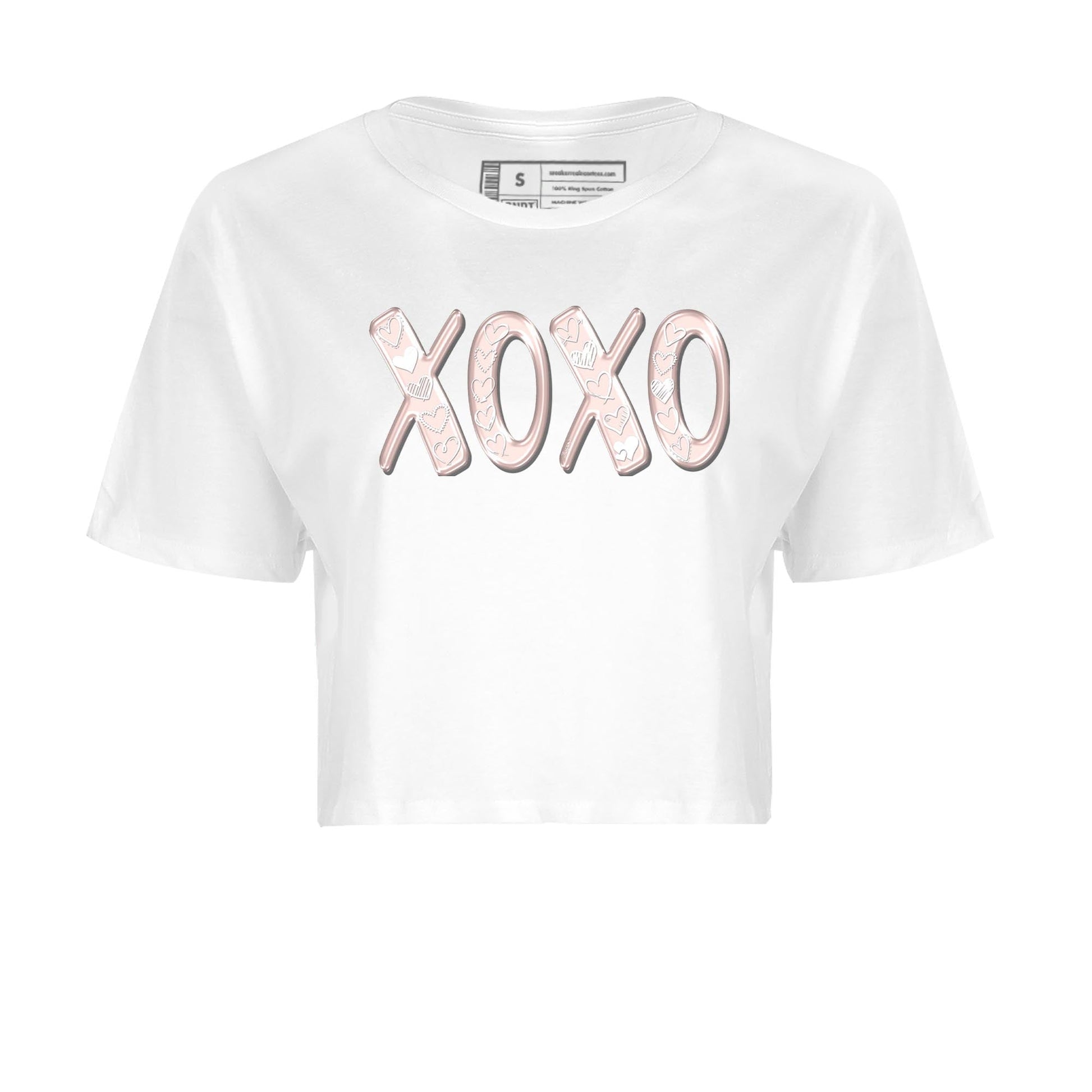 Air Jordan 1 washed pink Sneaker Match Tees XOXO Sneaker Tees AJ1 Washed Pink Sneaker Release Tees Women's Shirts White 2