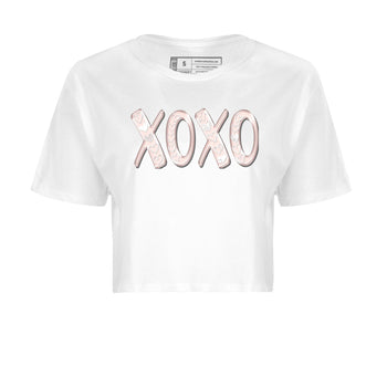 Air Jordan 1 washed pink Sneaker Match Tees XOXO Sneaker Tees AJ1 Washed Pink Sneaker Release Tees Women's Shirts White 2