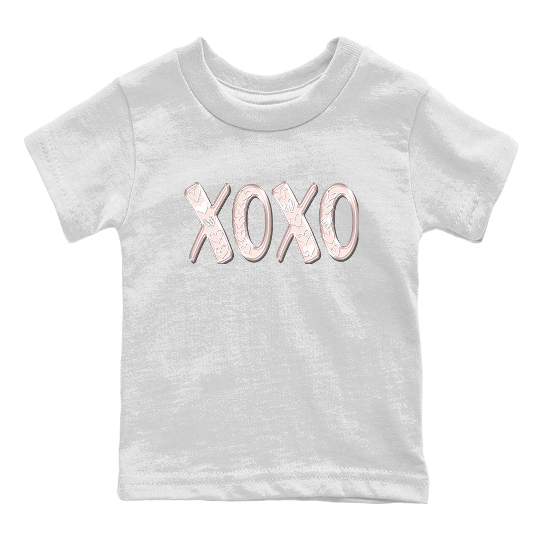 Air Jordan 1 washed pink Sneaker Match Tees XOXO Sneaker Tees AJ1 Washed Pink Sneaker Release Tees Kids Shirts White 2