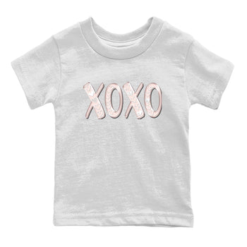 Air Jordan 1 washed pink Sneaker Match Tees XOXO Sneaker Tees AJ1 Washed Pink Sneaker Release Tees Kids Shirts White 2