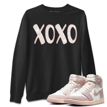 Air Jordan 1 washed pink XOXO Crew Neck Sneaker Tees AJ1 Washed Pink Sneaker T-Shirts Washing and Care Tip
