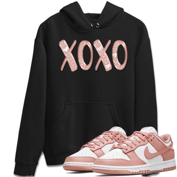 Nike Dunks Low Rose Whisper shirt to match jordans XOXO sneaker tees Nike Dunk Rose Whisper SNRT Sneaker Release Tees Unisex Black 1 T-Shirt