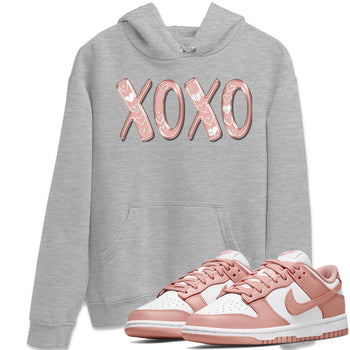 Nike Dunks Low Rose Whisper shirt to match jordans XOXO sneaker tees Nike Dunk Rose Whisper SNRT Sneaker Release Tees Unisex Heather Grey 1 T-Shirt