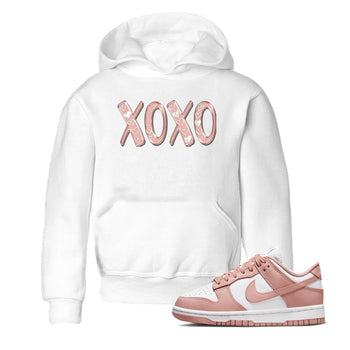 Nike Dunks Low Rose Whisper shirt to match jordans XOXO sneaker tees Nike Dunk Rose Whisper SNRT Sneaker Release Tees Baby Toddler White 1 T-Shirt