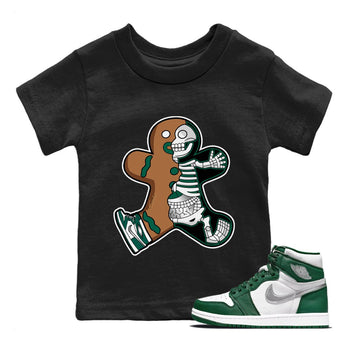 Jordan 1 Gorge Green Sneaker Match Tees Xray Gingerbread Man Sneaker Tees Jordan 1 Gorge Green Sneaker Release Tees Kids Shirts