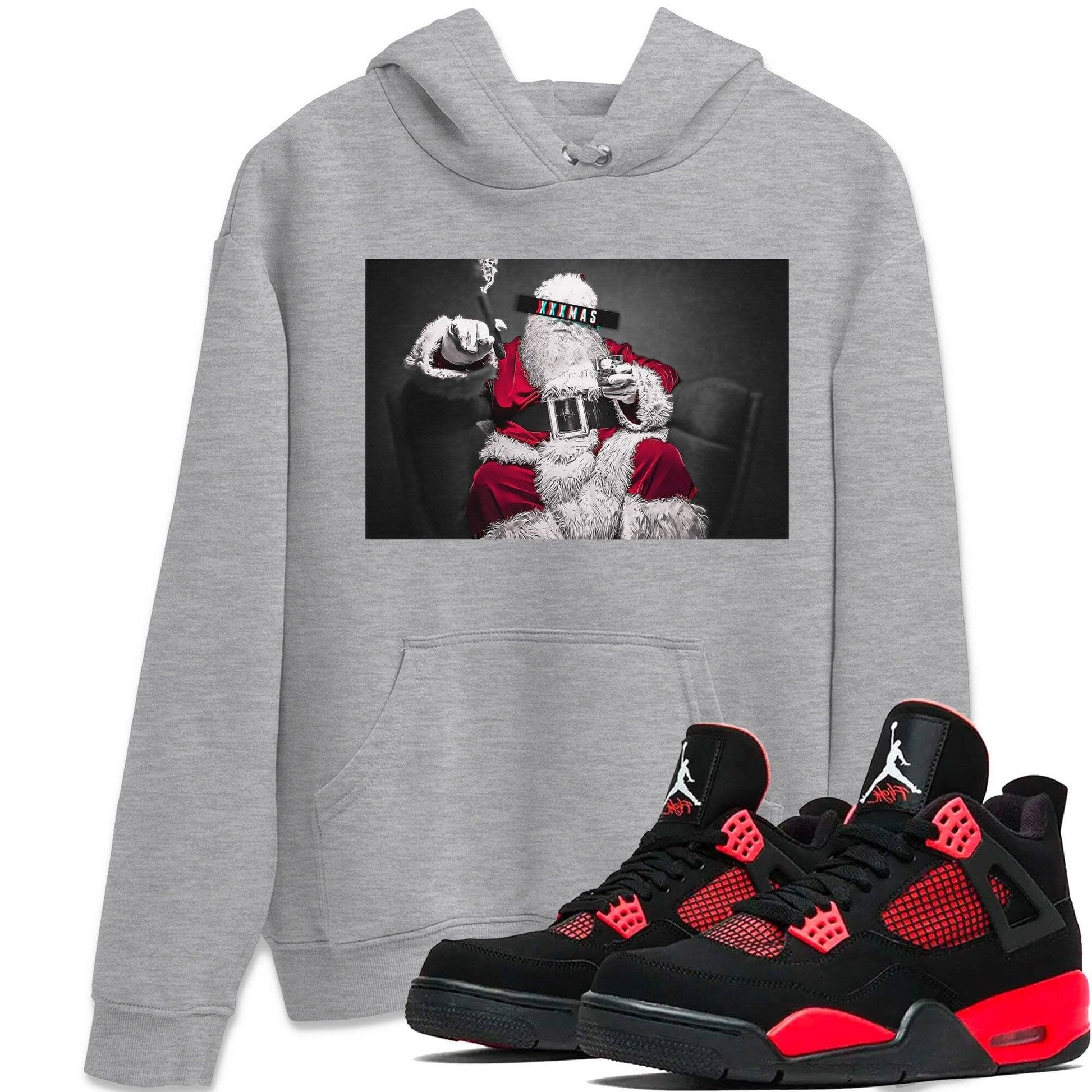 Jordan 4 Red Thunder Sneaker Match Tees XXXmas Sneaker Tees Jordan 4 Red Thunder Sneaker Release Tees Unisex Shirts