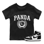 Jordan 1 Black White Sneaker Match Tees Sneaker Letter Sneaker Tees Jordan 1 Black White Sneaker Release Tees Kids Shirts