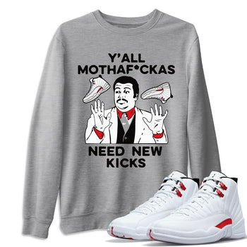 Jordan 12 Twist Sneaker Match Tees Y'all Need New Kicks Sneaker Tees Jordan 12 Twist Sneaker Release Tees Unisex Shirts