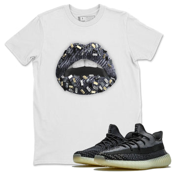 Yeezy 350 Carbon Asriel Sneaker Match Tees Lips Jewel Sneaker Tees Yeezy 350 Carbon Asriel Sneaker Release Tees Unisex Shirts